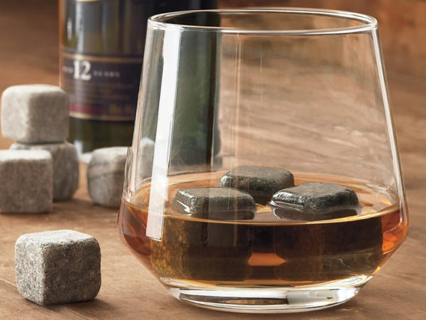 Камни для виски 6 шт в холщовом мешочке