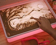 Планшет рисовать песком